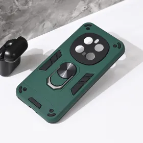 Futrola - maska Hard Ring za Huawei Honor Magic 7 Pro tamno zelena.