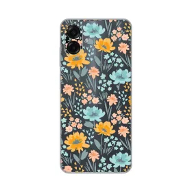 Silikonska futrola - maska print Skin za Samsung A075F Galaxy A07 Lovely Flowers.