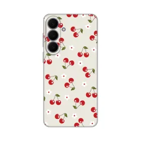 Silikonska futrola - maska print za Samsung S731B Galaxy S25 Fe Cherry and Flowers.