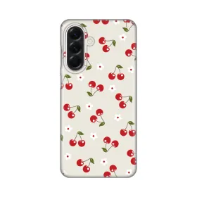 Silikonska futrola - maska print za Samsung A566 Galaxy A56 5G Cherry and Flowers.