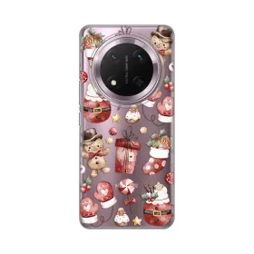 Silikonska futrola - maska print Skin za Huawei Honor Magic 7 lite Cozy Christmas.