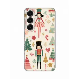Silikonska futrola - maska print za Samsung S931 Galaxy S25 Vintage Christmas.