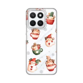 Silikonska futrola - maska print za Huawei Honor X8c Ho Ho Ho.