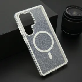 Futrola - maska CRYSTAL MagSafe za Samsung S938 Galaxy S25 Ultra 5G bela (MS).