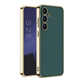Futrola - maska S GOLD LINE za Samsung S931 Galaxy S25 5G zelena (GKK case) (MS).