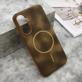 Futrola - maska LUX SKIN MagSafe za Samsung A566 Galaxy A56 5G zlatna (MS).