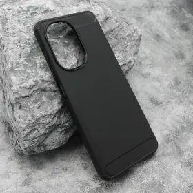 Silikonska futrola - maska BRUSHED za Xiaomi Redmi A5 4G NFC (173 mm) crna (MS).