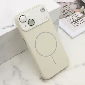 Futrola - maska PASTEL DREAMS MagSafe za iPhone 15 (6.1) bela (MS).