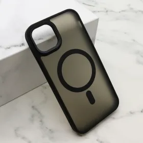 Futrola - maska SILKY MAGSAFE II za iPhone 11 (6.1) crna (MS).