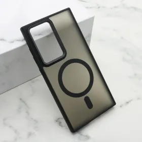 Futrola - maska SILKY MAGSAFE II za Samsung S928 Galaxy S24 Ultra 5G crna (MS).