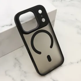 Futrola - maska SILKY MagSafe II za iPhone 17 Pro (6.3) crna (MS).