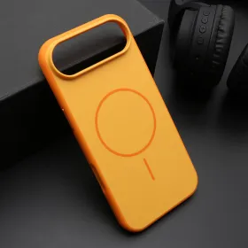 Futrola - maska CHROME MagSafe za iPhone AIR (6.6) narandzasta (MS).