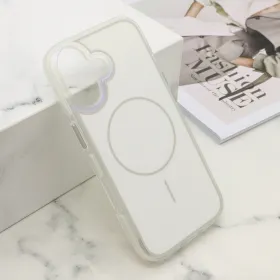 Futrola - maska AMBER RING MagSafe za iPhone 17 (6.3) bela (MS).