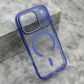 Futrola - maska COLOR RING MagSafe za iPhone 17 Pro (6.3) plava (MS).