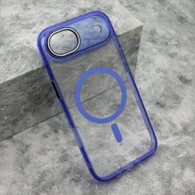 Futrola - maska COLOR RING MagSafe za iPhone AIR (6.6) plava (MS).