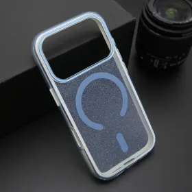 Futrola - maska CRYSTAL MagSafe za iPhone 17 Pro (6.3) plava (MS).