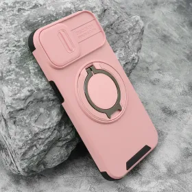 Futrola - maska DEFENDER CAMSHIELD za iPhone 13 (6.1) roze (MS).