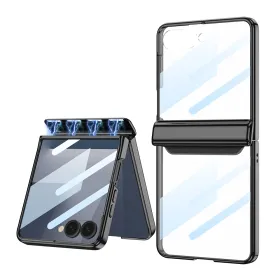 Futrola - maska LINES II za Samsung F751B Galaxy Z Flip 7 5G crna (GKK case) (MS).
