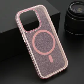 Futrola - maska CRYSTAL MagSafe za iPhone 16 Pro (6.3) roze (MS).