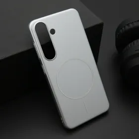 Futrola - maska PURE mat MagSafe za Samsung S921 Galaxy S24 5G srebrna (MS).