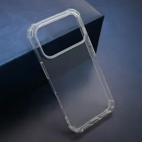 Silikonska futrola - maska CRASHPROOF za iPhone 17 Pro (6.3) providna (MS).