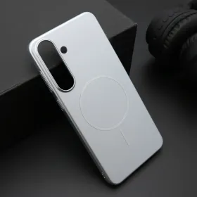 Futrola - maska PURE mat MagSafe za Samsung S731B Galaxy S25 FE srebrna (MS).