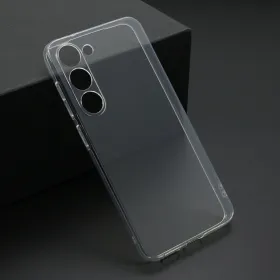 Futrola - maska ultra tanki PROTECT silikon za Samsung S911B Galaxy S23 providna (bela) (MS).