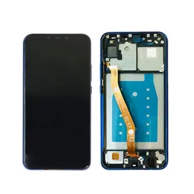 LCD ekran / displej za Huawei Mate 20 Lite+touch screen crni+frame plavi.