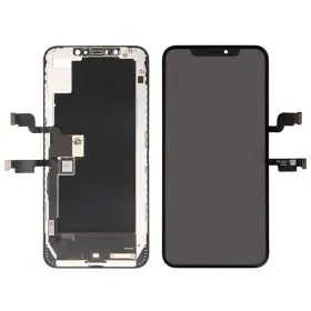 LCD ekran / displej za iPhone XS +touch screen crni HO3 I serie (sa drzacem kamere i senzora).