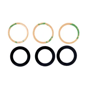 Staklo kamere za Samsung G991 Galaxy S21 crno.