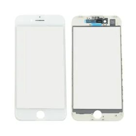 Staklo touchscreen-a + frame + OCA za iPhone 7 Belo (Crown Quality).