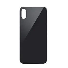 Poklopac za iPhone X Black sa vecom rupom za okular kamere (NO LOGO).