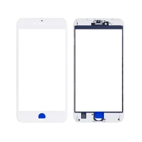 Staklo touchscreen-a + frame + OCA iPhone 6S Plus Belo (Crown Quality).