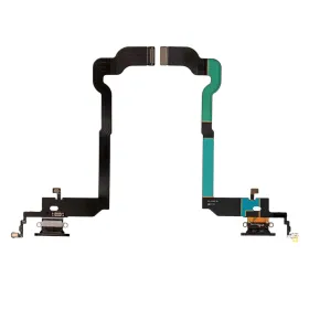 Flet kabl za iPhone X sa konektorom punjenja Black.