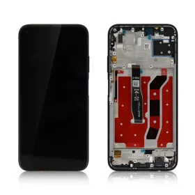 LCD ekran / displej za Huawei P40 Lite + touchscreen + frame Black CHO.