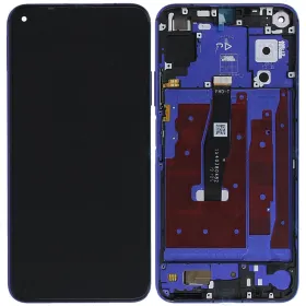 LCD ekran / displej za Huawei Nova 5T + touchscreen + frame Blue CHO.