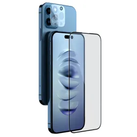 Zaštino staklo (glass) Nillkin 2u1 HD za iPhone 14 Pro 6.1 crna.