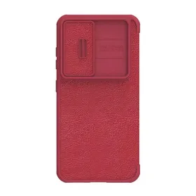 Futrola - maska Nillkin Qin Pro Leather za Samsung S916B Galaxy S23 Plus crvena.