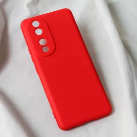 Futrola - maska Teracell Soft Velvet za Huawei Honor 90 crvena.
