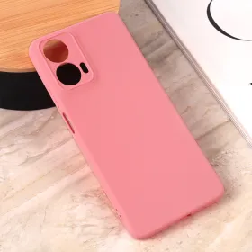Futrola - maska Teracell Giulietta za Motorola Moto G04 mat roze.