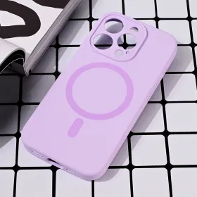 Futrola - maska Magsafe Pure color za iPhone 15 Pro 6.1 lila.