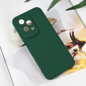 Futrola - maska Teracell Soft Velvet za Huawei Honor 200 Lite tamno zelena.