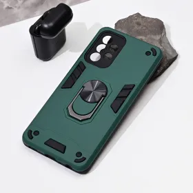 Futrola - maska Hard Ring za Samsung A526 Galaxy A52 5G tamno zelena.