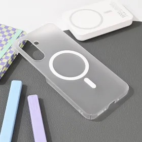 Futrola - maska Magsafe mat PC za Samsung A266 Galaxy A26 5G bela.