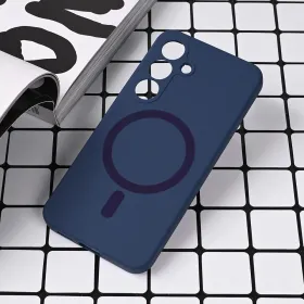 Futrola - maska Magsafe Pure color za Samsung S931 Galaxy S25 tamno plava.