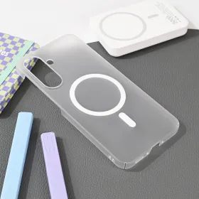 Futrola - maska Magsafe mat PC za Samsung A366 Galaxy A36 5G bela.
