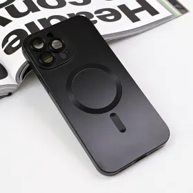 Futrola - maska Magsafe Chrome za iPhone 13 Pro Max 6.7 crna.
