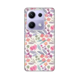 Silikonska futrola - maska print za Xiaomi Redmi Note 14s Watercolor Flowers.