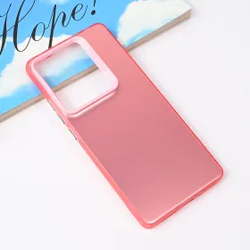 Futrola - maska Clear za Xiaomi Redmi Note 14s roze.