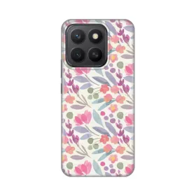 Silikonska futrola - maska print za Huawei Honor X8c Watercolor Flowers.